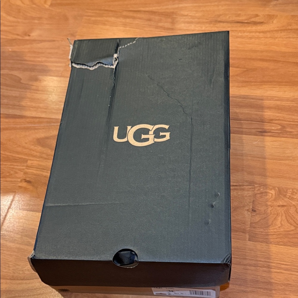 UGG Men's Brown Suede Slip-Ons - Picture 6 of 6